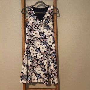 Ann Taylor Floral V-neck dress